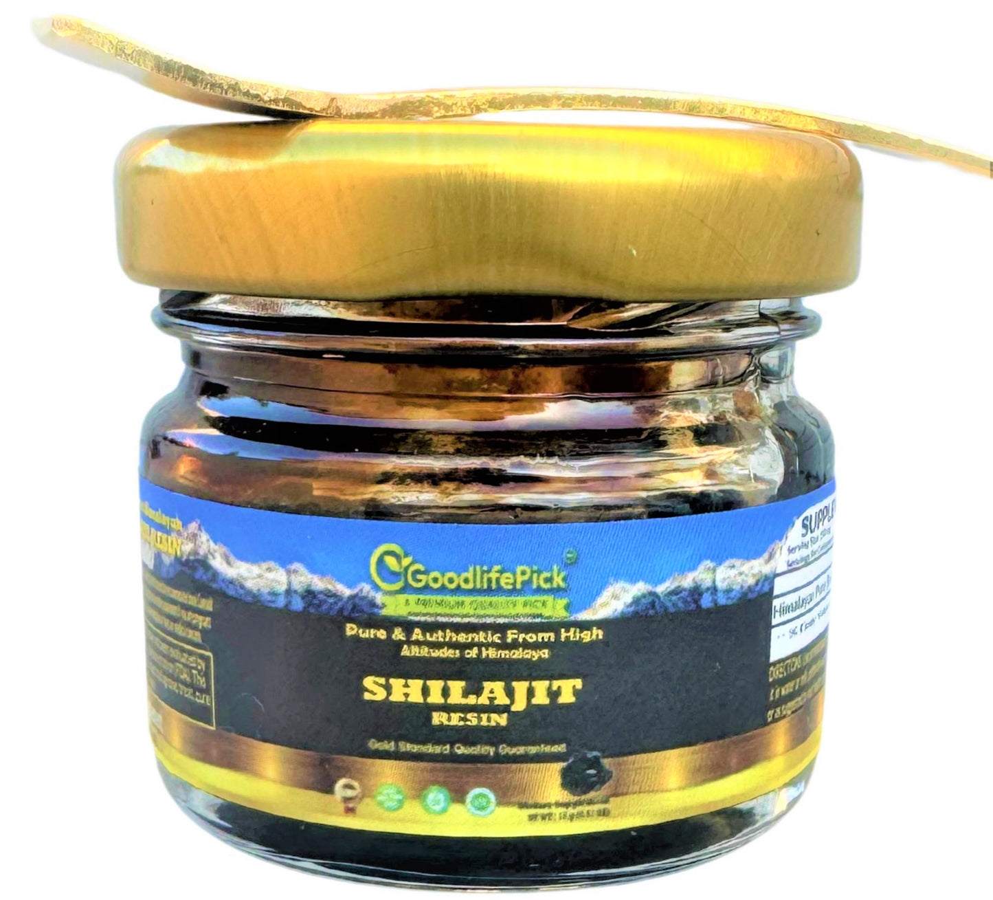 Himalayan Shilajit Resin with 77% Natural Fulvic Acid Gold Standard Pure Shilajit Resin from High Himalayan Peaks
