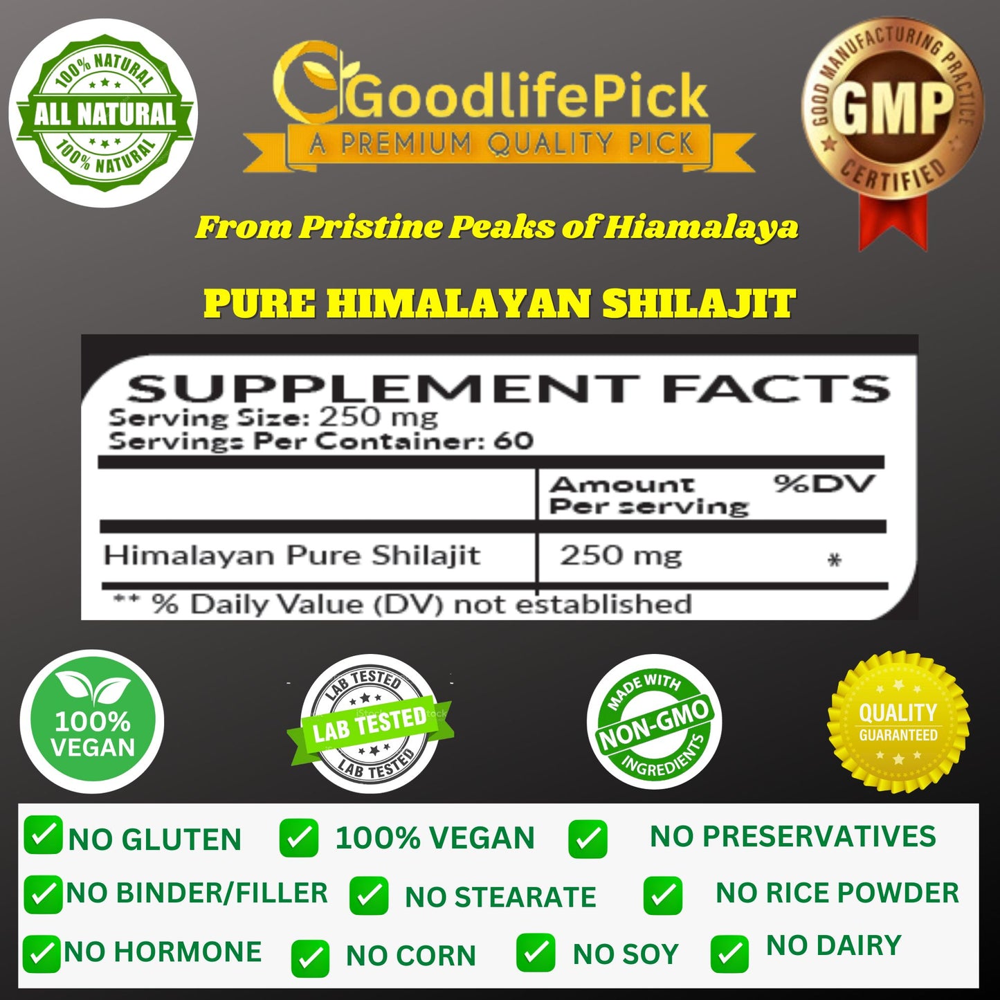 Himalayan Shilajit Resin with 77% Natural Fulvic Acid Gold Standard Pure Shilajit Resin from High Himalayan Peaks